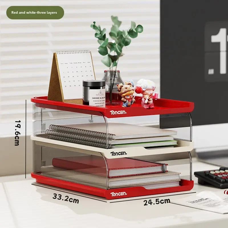 Frame File Organization Information Desktop Storage Rack Desk Storage File Basket Multi-Layer File Rack Folder Storage Box