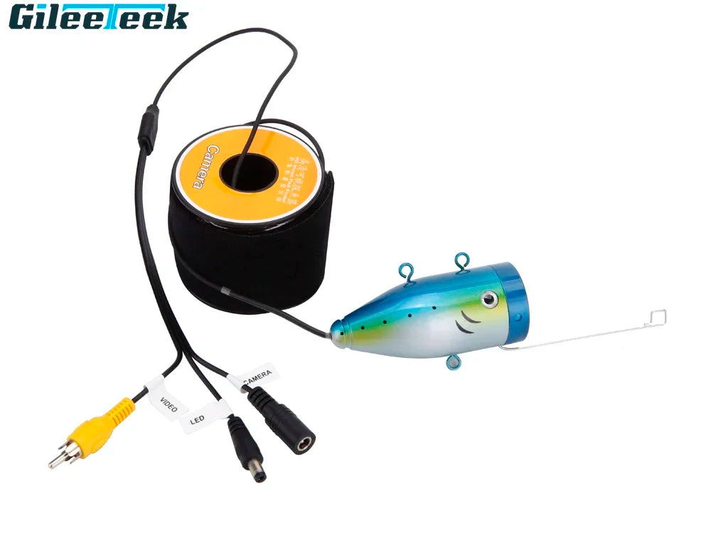F01S Underwater Fishing Video Camera 12 IR LED Lights Waterproof Cable Fish Finder With 15m/30m/50m Cable Fishing Camera