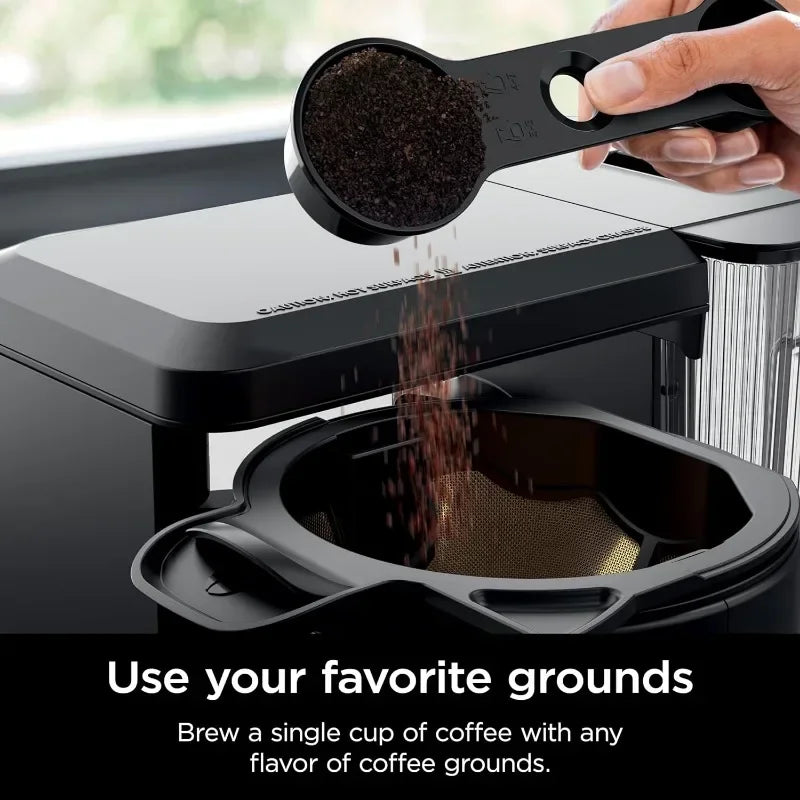 Ninja Hot & Iced XL Coffee Maker, 4 Brew Styles, Single-Serve Coffee Brewer, 12-Cup Carafe, Removable Reservoir, CM371