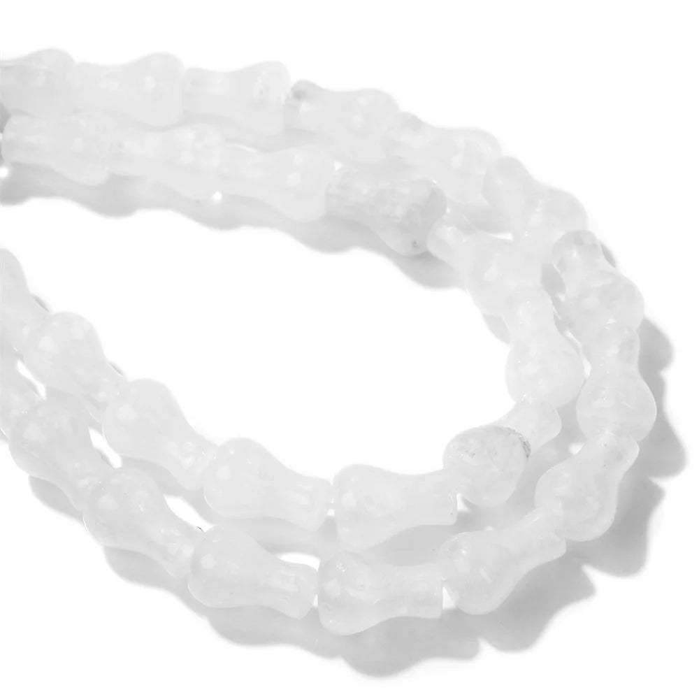 8x12mm Natural Vase Shape Stone Beads Agates Opal Tiger Eye Gems Bead Polished Spacer Loose Beads for Jewelry Making Handmade