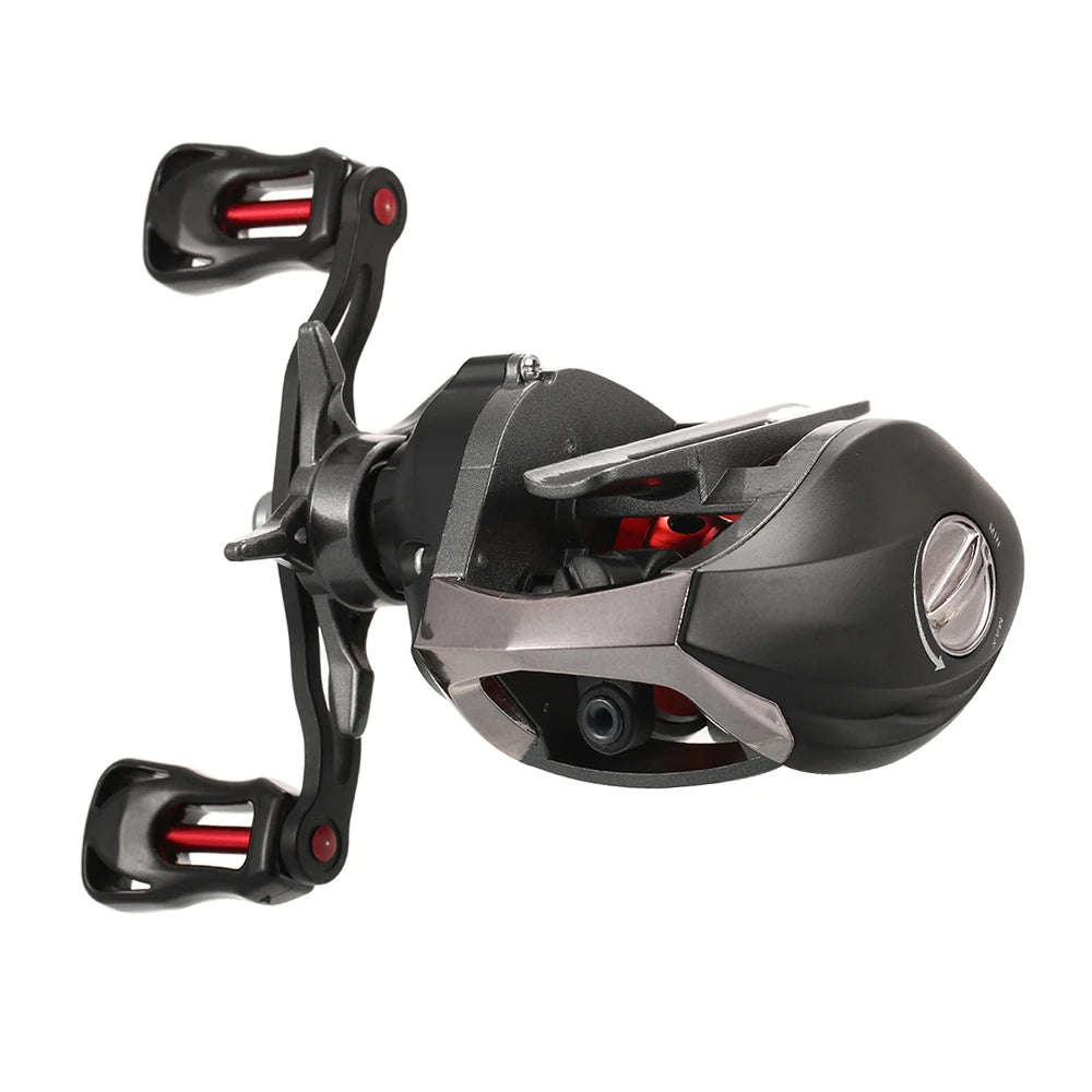 Lixada 12+1 Ball Bearings Baitcasting Reel Fishing Fly High Speed Fishing Reel with Magnetic Brake System
