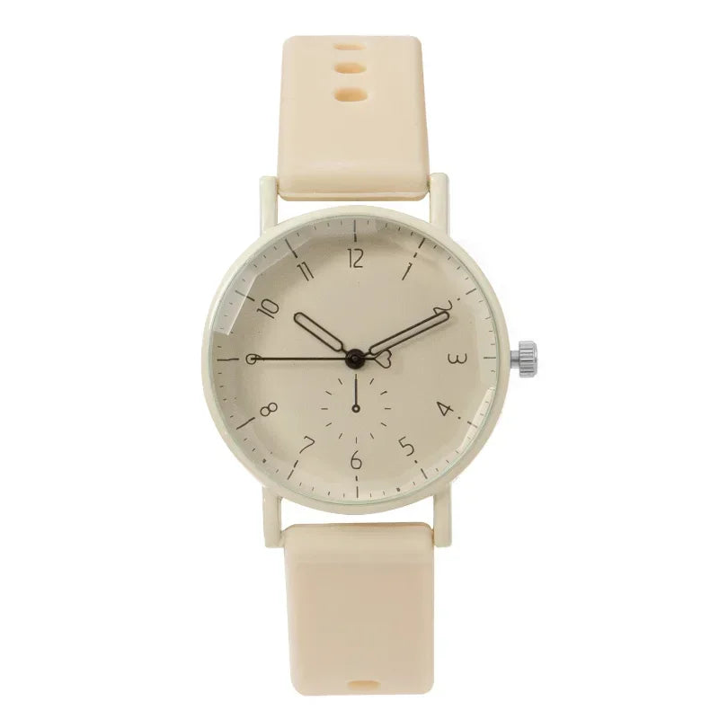 2025 New Women Watch Fashion Silicone Strap Quartz Watch Student Sports Wristwatch Relojes Para Mujer Dropshipping Clock