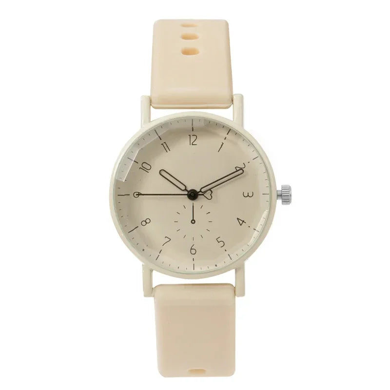 2025 New Women Watch Fashion Silicone Strap Quartz Watch Student Sports Wristwatch Relojes Para Mujer Dropshipping Clock