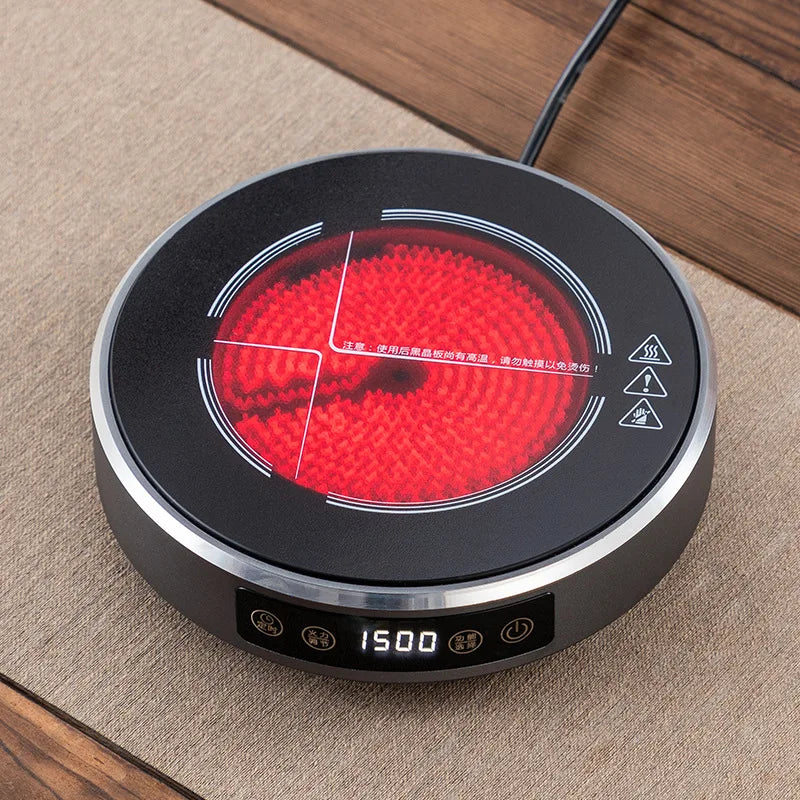 1500W Smart Electric Ceramic Stove Home Tea Making Machine Timed Coffee/Tea Hot Plates Multi-function Boiling Water Heater 220V