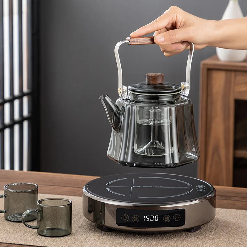 1500W Smart Electric Ceramic Stove Home Tea Making Machine Timed Coffee/Tea Hot Plates Multi-function Boiling Water Heater 220V
