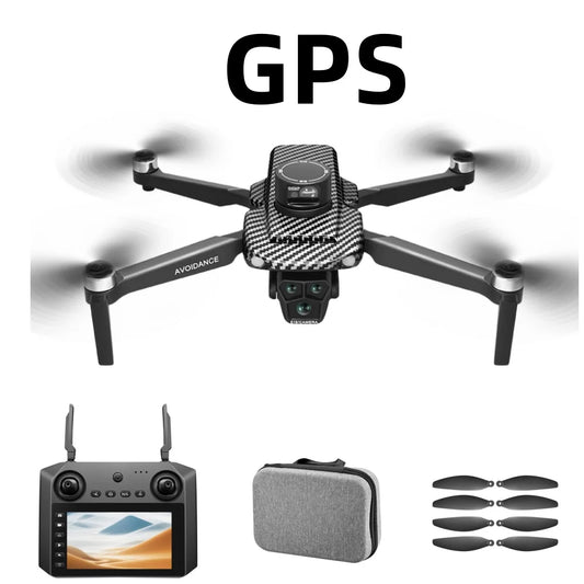 U198 Drone 8K Professional GPS HD Camera Drones 5G WIFI FPV Video 4k UAV 5.9 inch large screen remote control RC Dron  PRO MAX