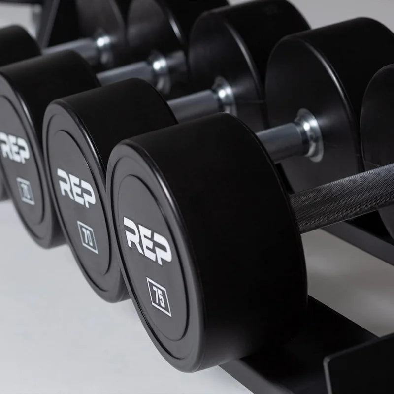 AQRep Fitness Urethane Coated Dumbbells- Idividual Pairs and Sets