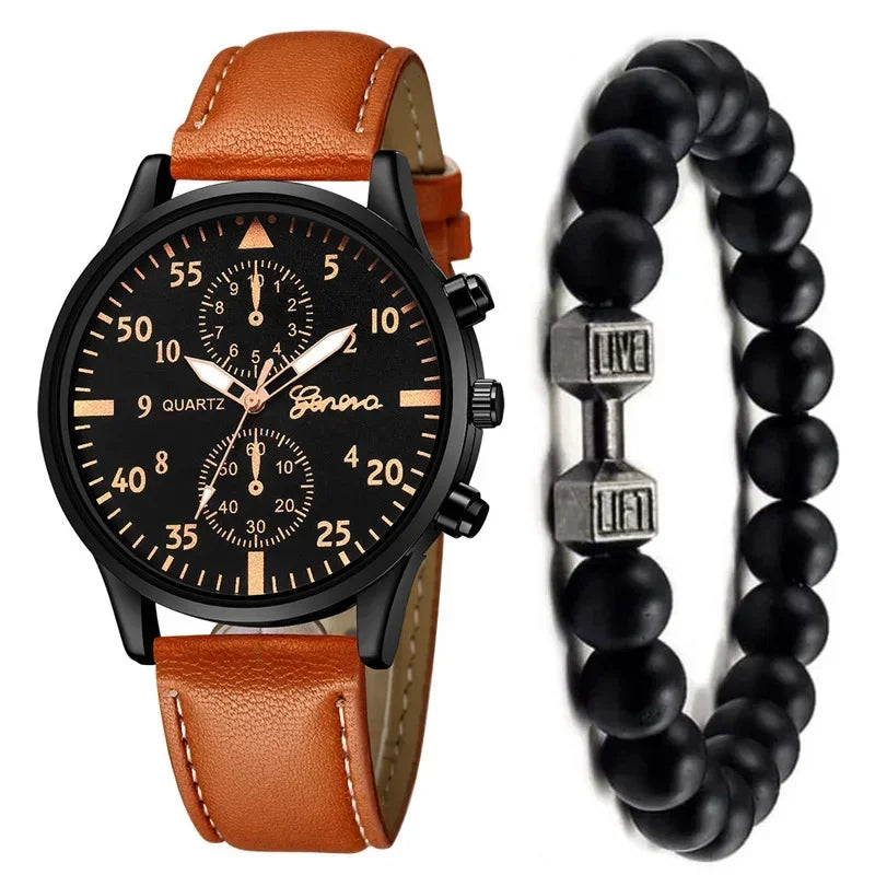 VIP 4/2/1pcs Watches Set for Men Reloj Hombre Men Quartz Wristwatches Montre Homme Business Luxury Casual Clock Watch（no Box）