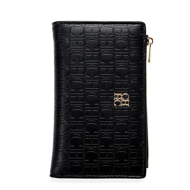 CHCH Simple Square Short Wallet for Women Small Wallet Women Luxury Purse Wallet with Card Clip Portable Bag