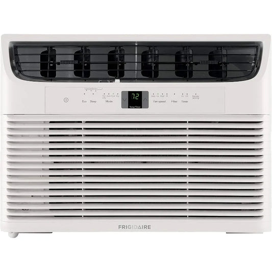 FRIGIDAIRE 12,000 BTU 115V Window-Mounted Compact Air Conditioner with Remote Control, White