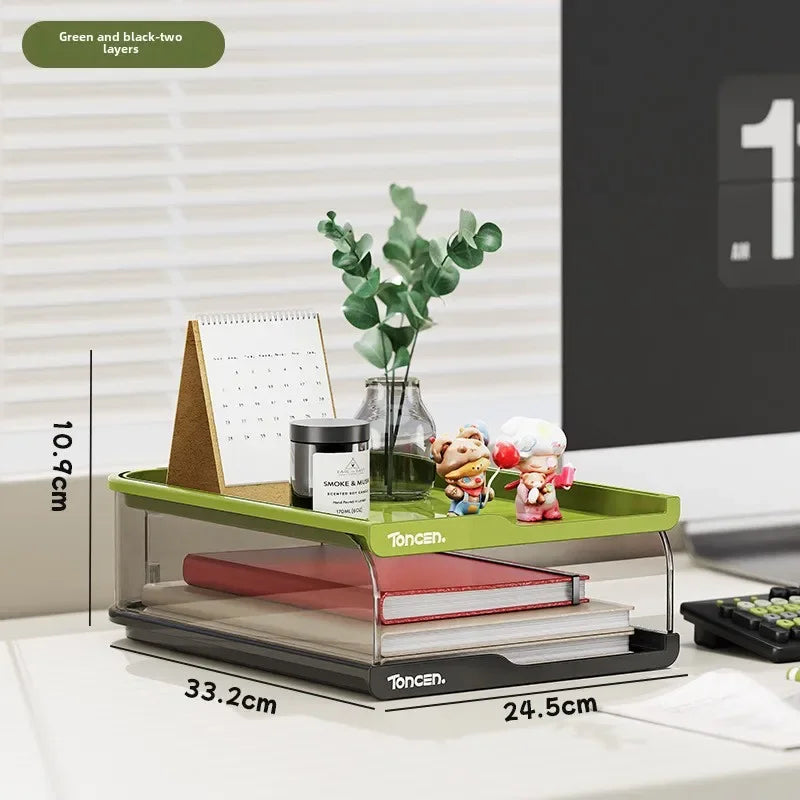 Frame File Organization Information Desktop Storage Rack Desk Storage File Basket Multi-Layer File Rack Folder Storage Box