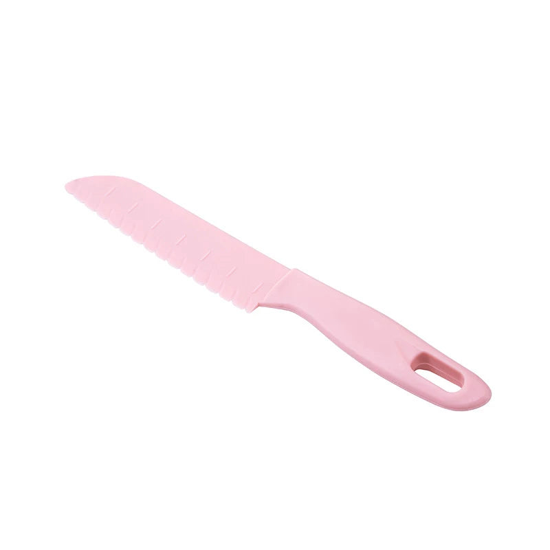 Kids Knife Plastic Fruit Sawtooth Cutter Safe Kitchen Chef Bread Lettuce Toddler Cooking Paring Knives Children's Knife For Kids