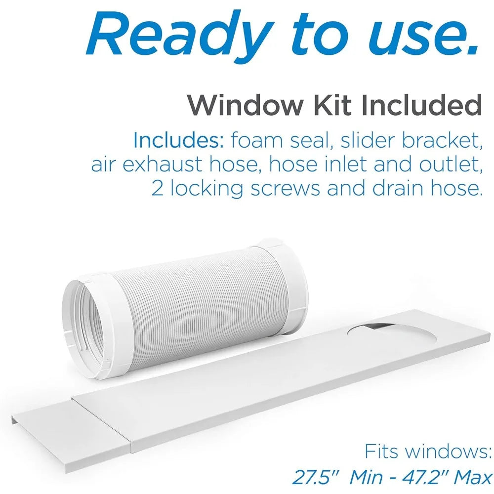 Portable Air Conditioner, 10,000 BTU, White-10000