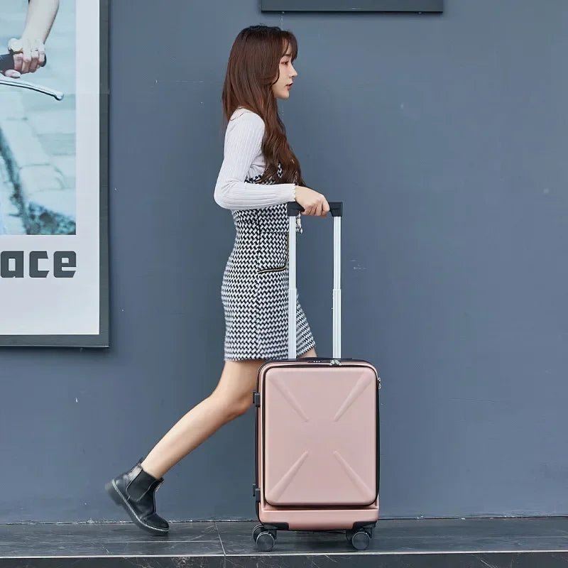 Suitcases For Hand Luggage Female Small 20 Inch Business Travel Suitcase 24 Inch Cabin Men's Lightweight Password Trolley
