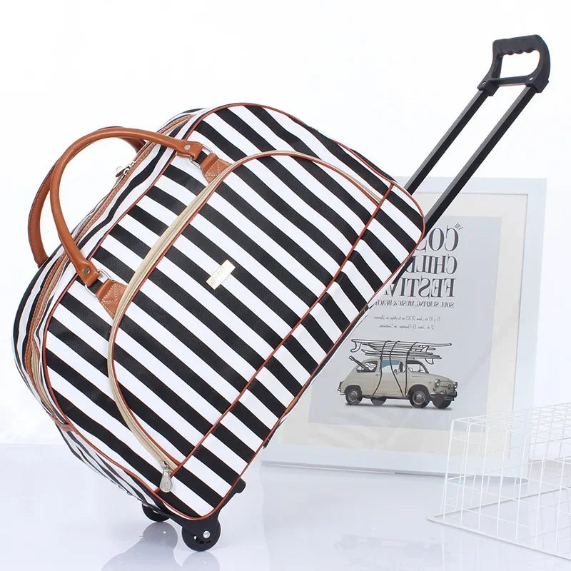 Trolley Travel Suitcase Travel Bag Hand Luggage Waterproof Trolley Case Large Capacity Roller Travel Bag On Wheels Boarding Bag