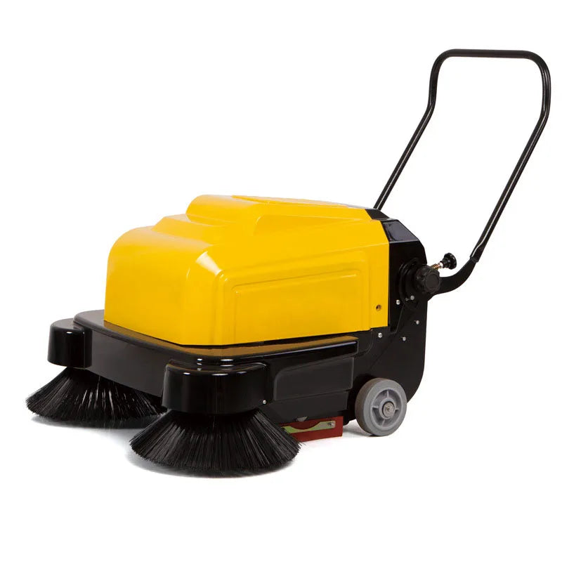 Electric Sweeper 65kg 35l Walk-Behind Road Cleaning Machine Road Dust Street Sweeper Clean Machine