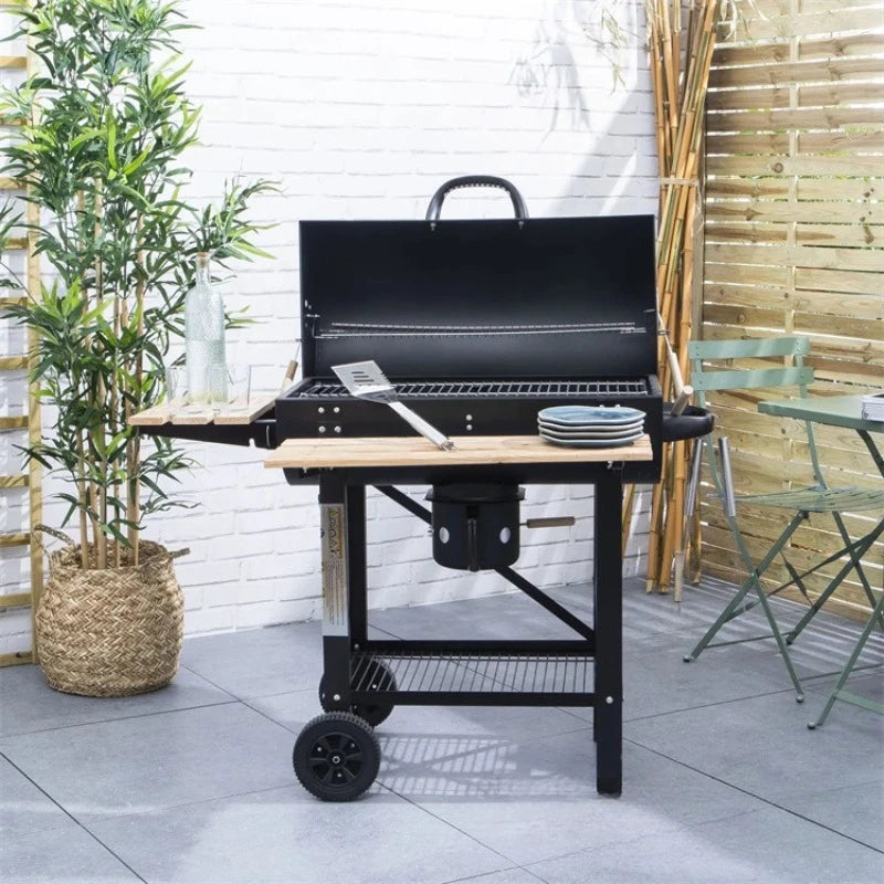 Barbecue Camping Cookware Stainless Steel Grill Stand Tourist Burner Gas Stove Cookware Nature Hike Grill Portable Brazier BBQ