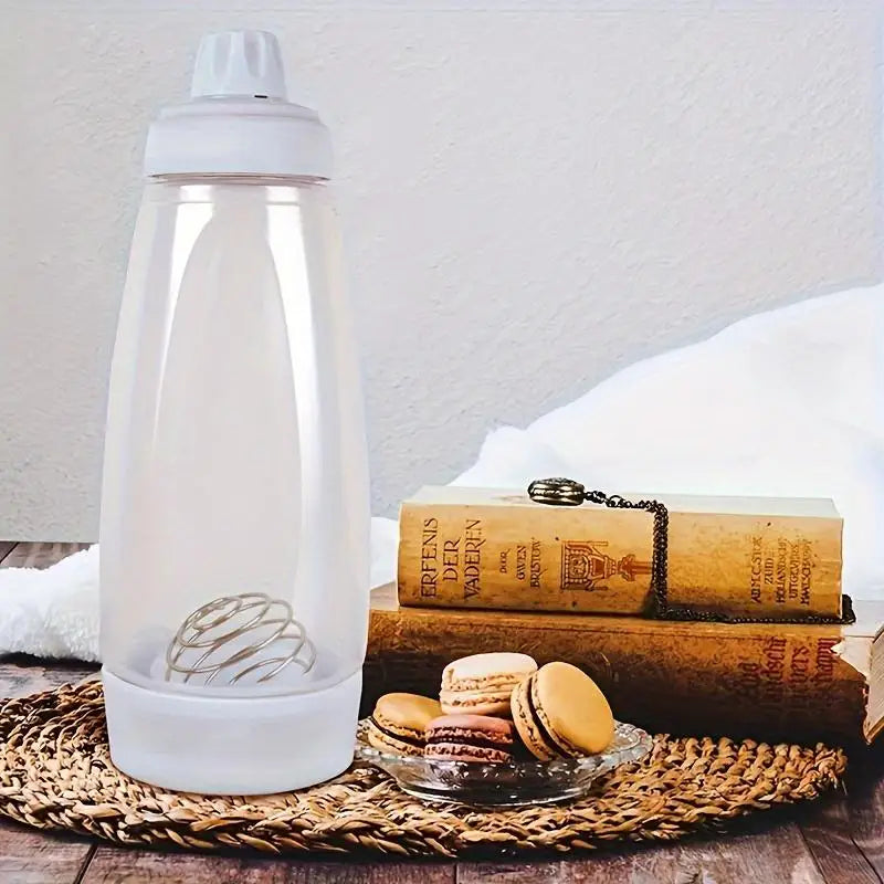 Waffles Dispenser 1000ml Batter Mixing Bottle Pancake Dispenser and Mixer Pancake Batter Shaker Bottle Cake Baking Cookie Tools