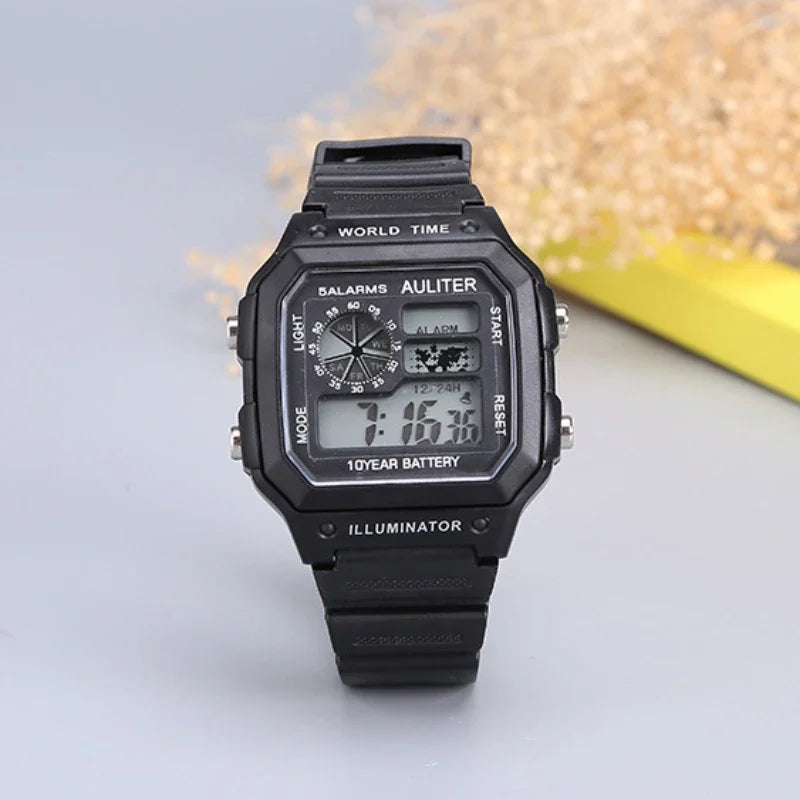 Watches for Men Electronic Watch Digital Display Retro Style Clock Men Male Reloj Hombre Students Sports Watch Relogio Masculino