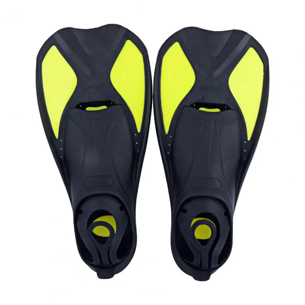 1 Pair Diving Fins Swimming Flipper Training Fins Snorkeling Flippers Short Blade Flippers Leg Strength Building Swim Flippers