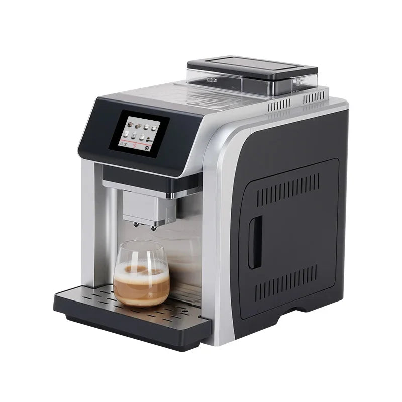 19Bar Bean To Cup Office Home Super Fully Automatic Cappuccino Espresso Coffee Machine With Grinder Beans