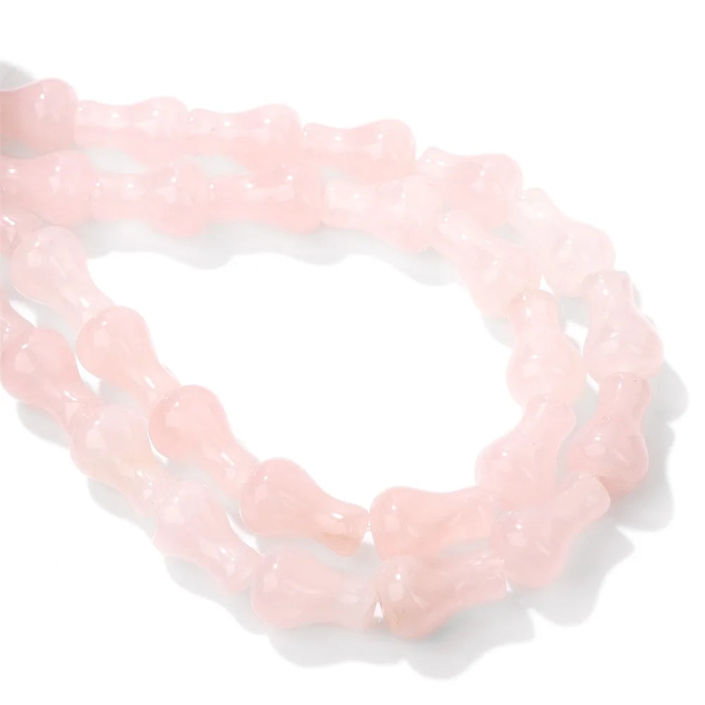 8x12mm Natural Vase Shape Stone Beads Agates Opal Tiger Eye Gems Bead Polished Spacer Loose Beads for Jewelry Making Handmade