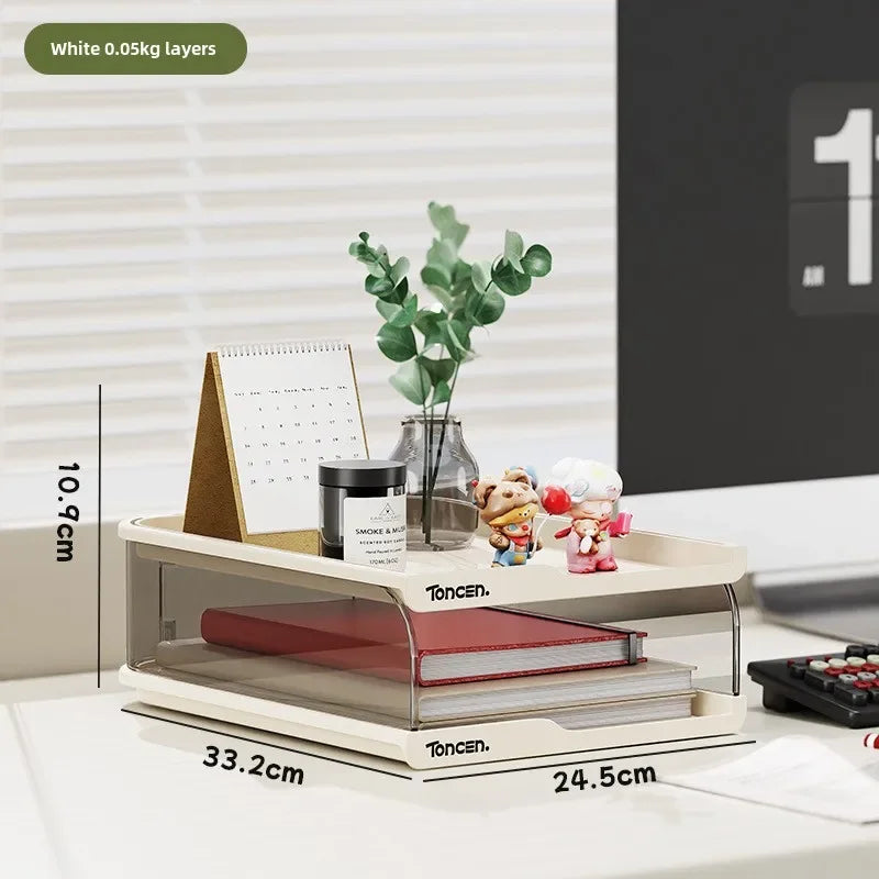 Frame File Organization Information Desktop Storage Rack Desk Storage File Basket Multi-Layer File Rack Folder Storage Box