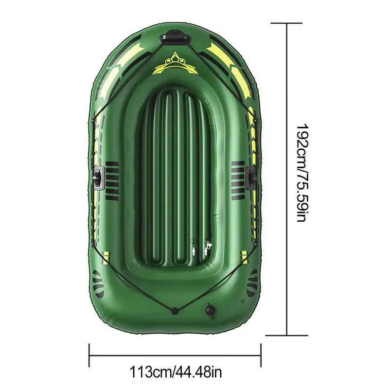 Inflatable Fishing Kayak Inflatable Boat Canoe Inflatable Rafting & Fishing Boats Portable Fishing Boat Raft With Paddles