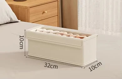 Visible Wardrobe Storage Organizer with Clear Window Large Capacity for Home Closet Bedroom T-Shirt Underwear Pants Organization