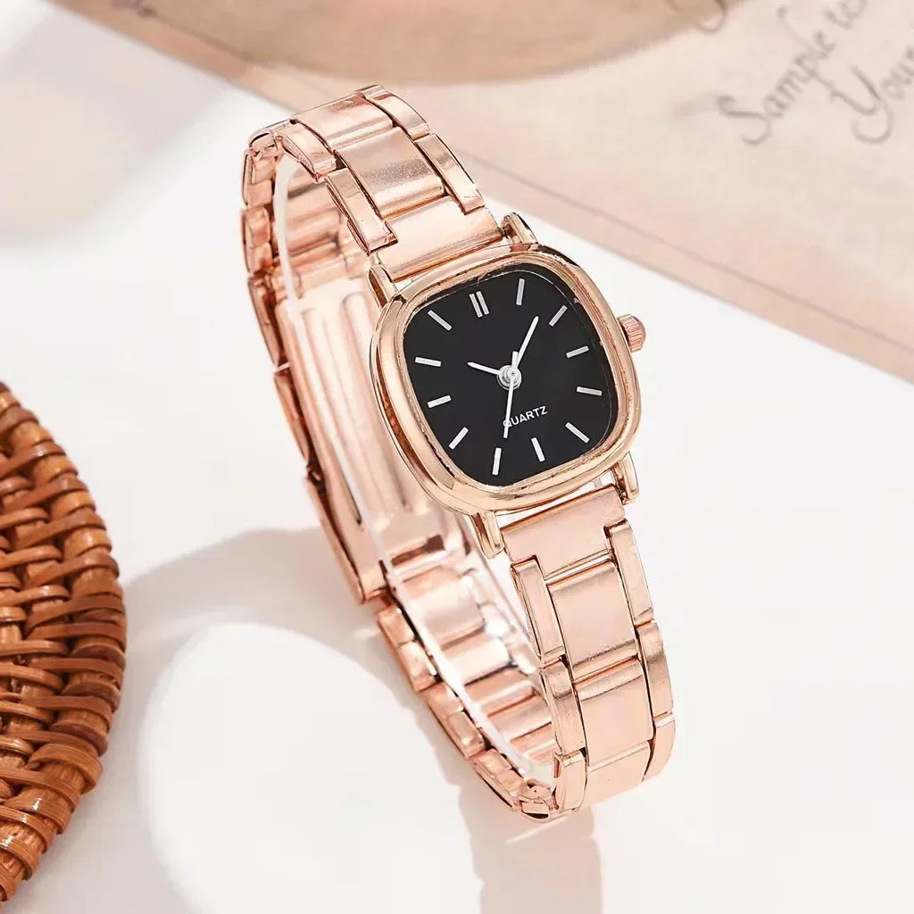 Luxury Watches for Women Fashion Analog Quartz Watch Steel Band Wristwatch Ladies Watches Casual Bracelet Watch Gifts for Women