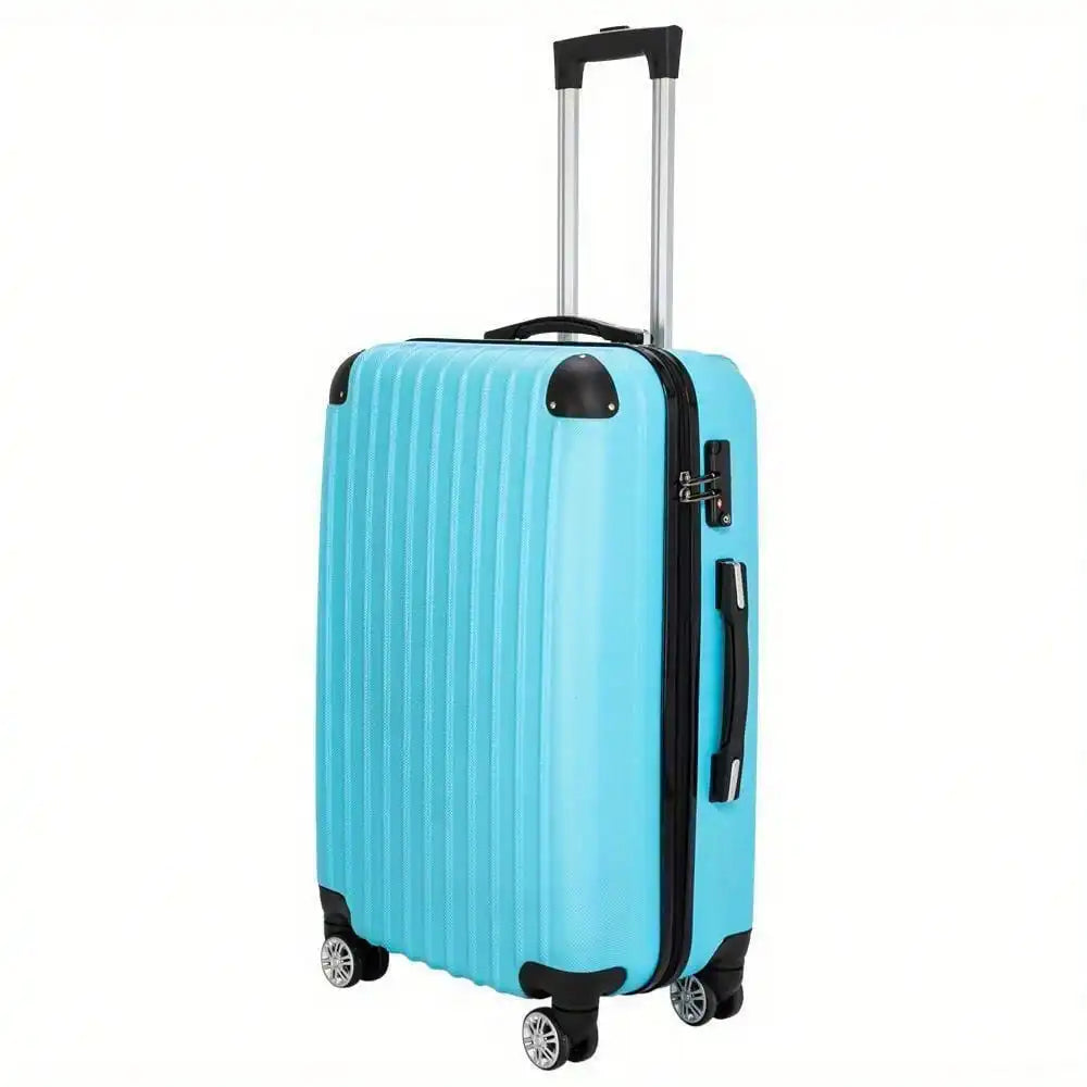 20"24"28" Trolley Case 3-Piece Hardside Lightweight Spinner Luggage Bag Set