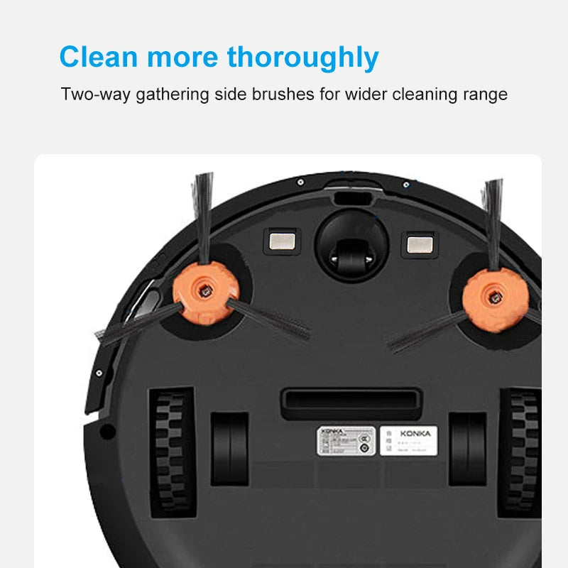 2024 NEW 1000Pa 3 In 1 Slim Home Intelligent Sweeping Mopping Vacuum Cleaner Machine Automatically Recharge For Home Office Use