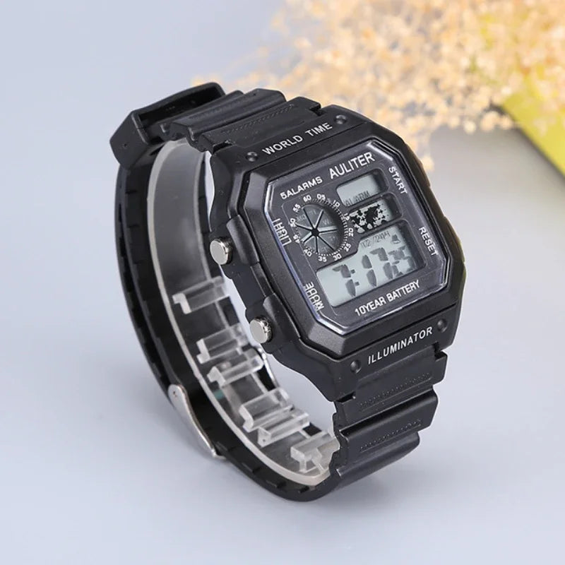 Watches for Men Electronic Watch Digital Display Retro Style Clock Men Male Reloj Hombre Students Sports Watch Relogio Masculino