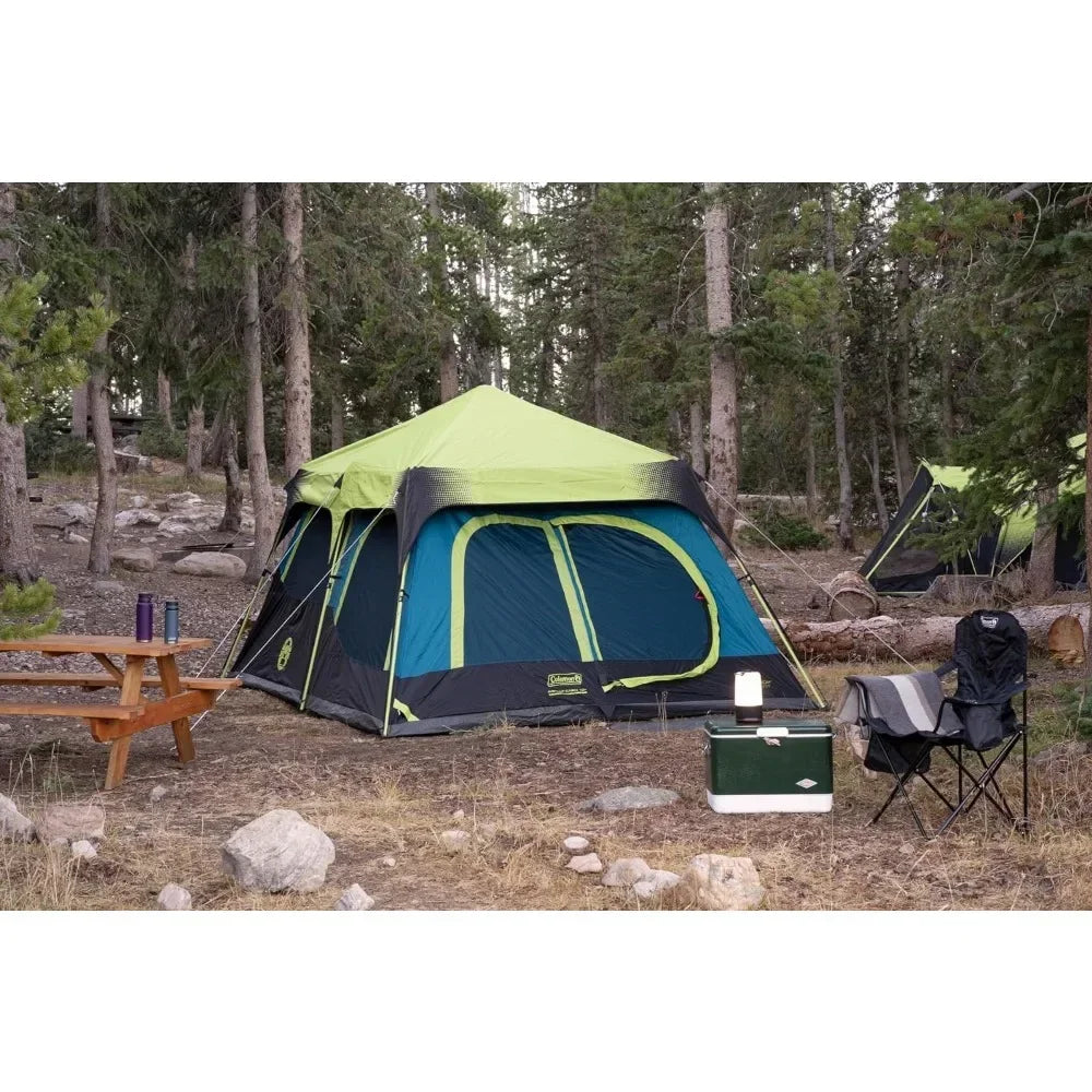 Camping Tent with Instant Setup, 4/6/8/10 Person Weatherproof Tent with WeatherTec Technology,Sets Up in 60 Seconds