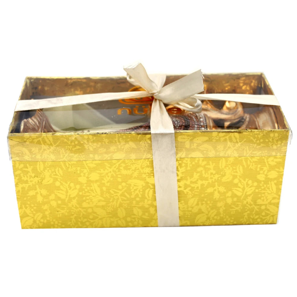 Ambrose Chrome Plated Crystal Embellished Ceramic Vase