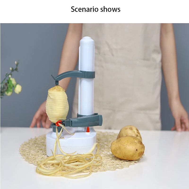 Electric peeler multifunctional fruit, vegetable, apple, potato, household scraper fully automatic peeling