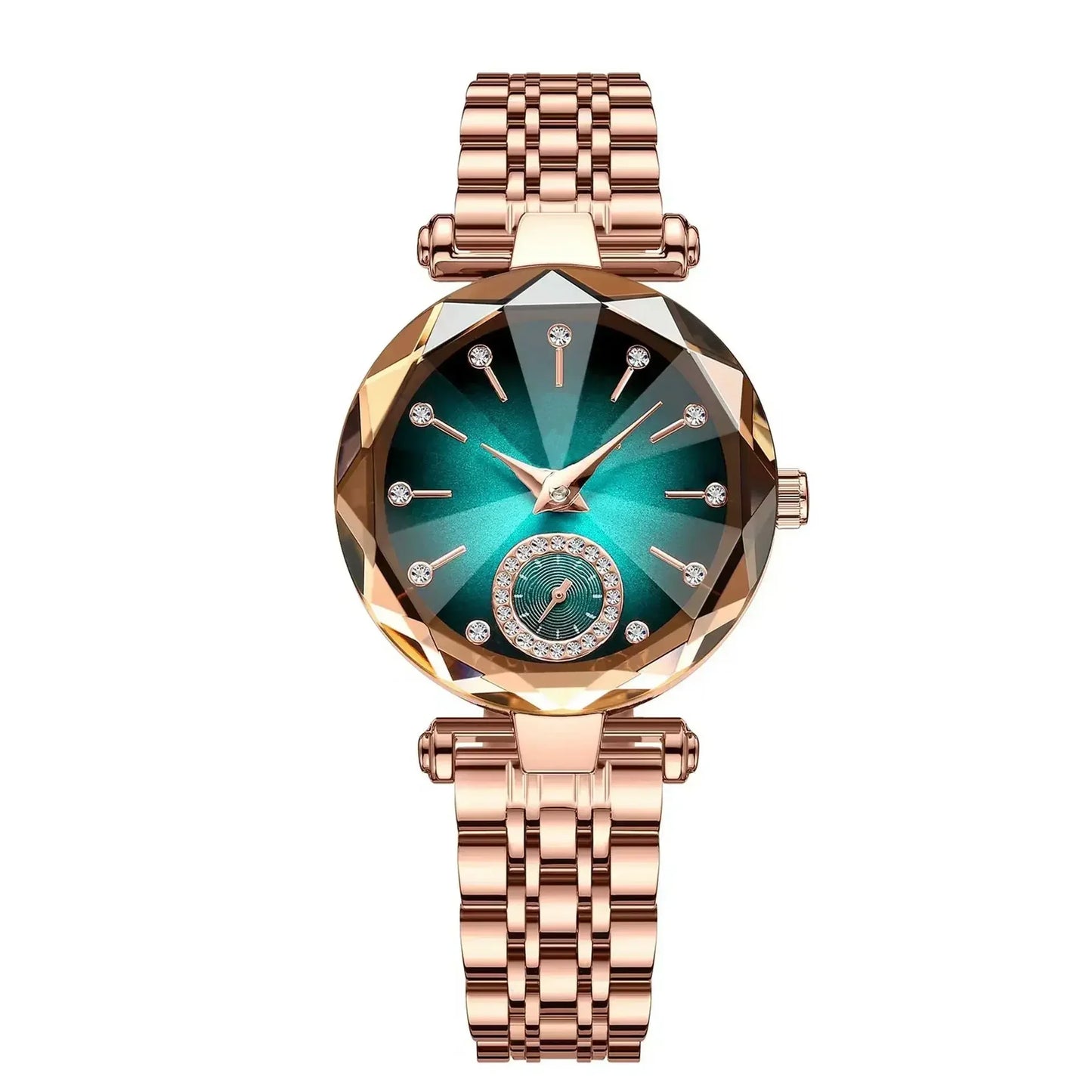 Luxury Woman Wristwatch Elegant Waterproof Stainless Steel Watch for Ladies Dress Diamond Quartz Women Watches Relogio Feminino