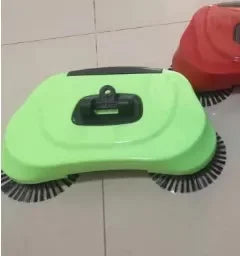 Household Hand Sweeping Machine Without Electricity 360 Degree Rotating,Automatic Cleaning Push Sweeper Broom  Dustpan Trash Bin