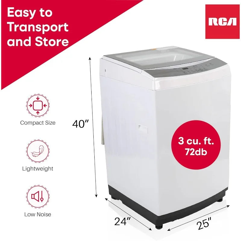 RPW302 Portable Washing Machine, 3.0 cu ft, White