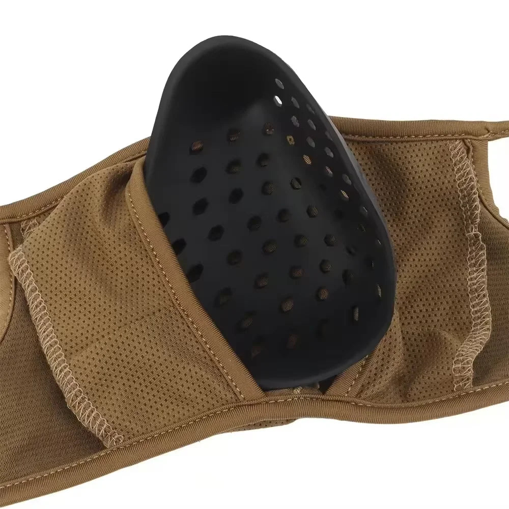 Hunting shooting mask, half face mask, equipped with silicone lining, for shooting CS war games, riding, mountaineering