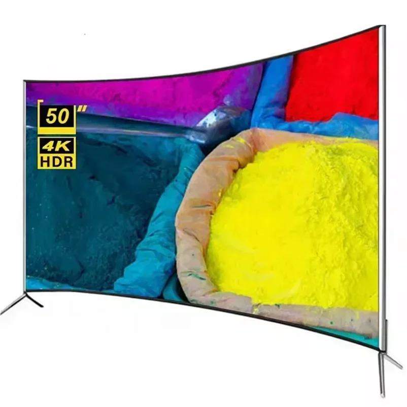 75 inch Curved Smart TV Smart TV 4K Big Screen Ultra HD LED Television 75 inch TV