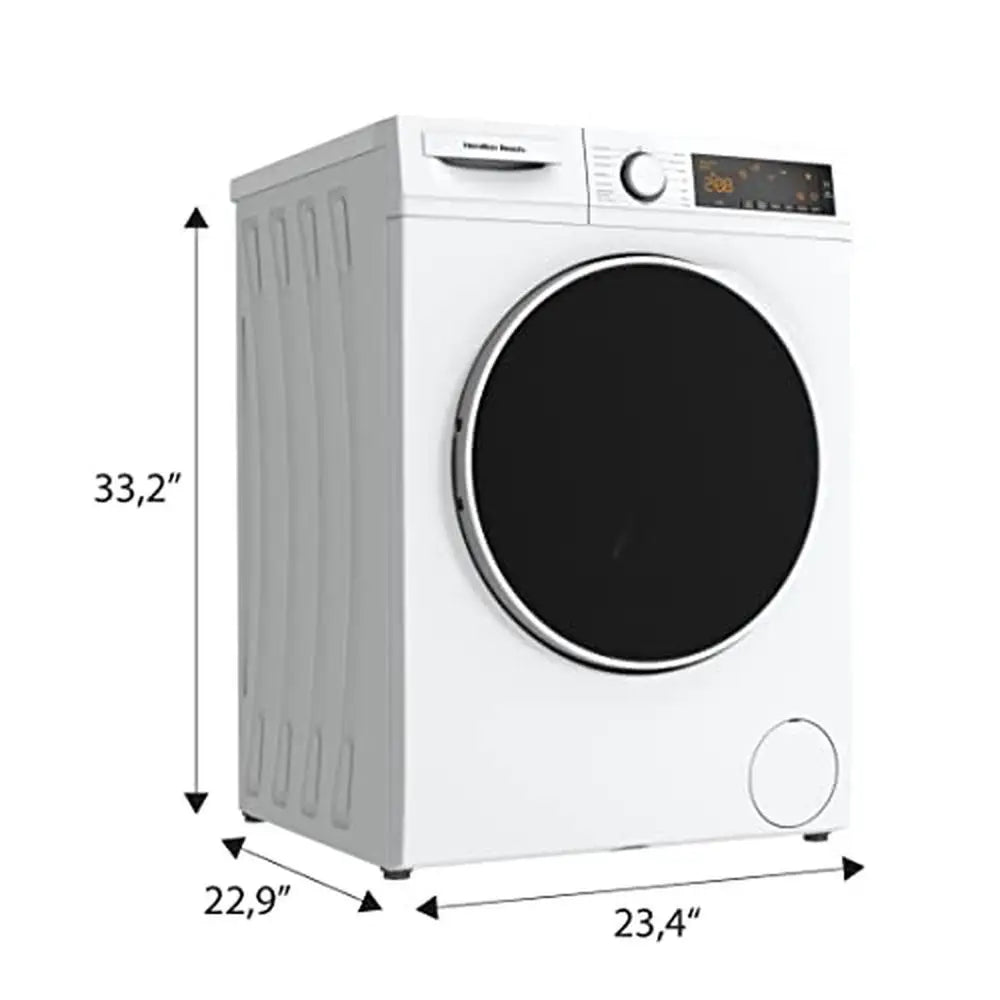 Front Load Washer-LED Display-5 Wash Cycles-2.2 cu ft Capacity-Quiet Operation-Stainless-Steel Tub-Easy Start-Up-Anti-Wrinkle
