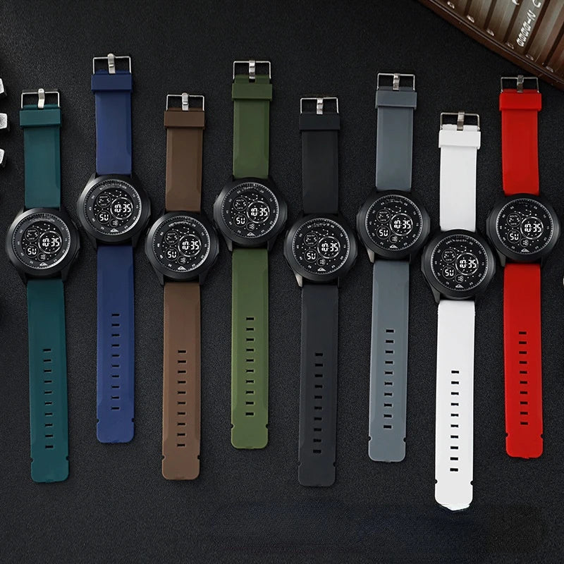 Kegllect New Electronic Men Watch Boy Multi-functional Sports Watches