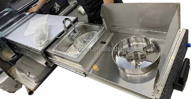 Best 4X4 Truck Heavy Duty Stainless Steel Outdoor Bbq Grill Sliding Cooking Drawers Camping Kitchen Ice Coller Tray