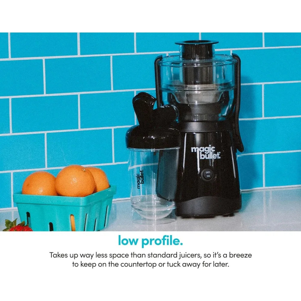 Mini Juicer With Cup Black Fruit Juice Extractor and Vegetables Blender Machine Orange Kitchen Appliances Home