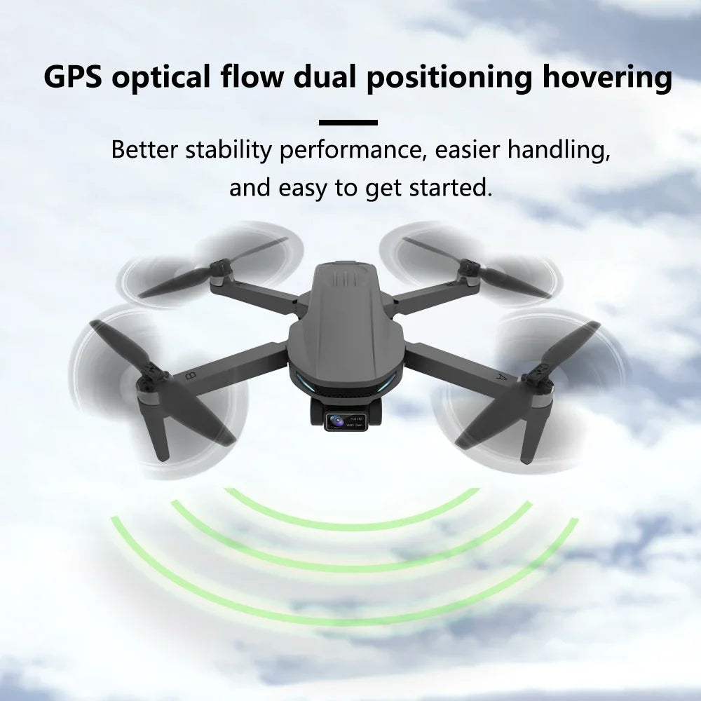 W6 smart GPS tracking drone long flight time Camera HD 4K Anti-Shake Gimbal GPS professional New AI chip 360 degree surround