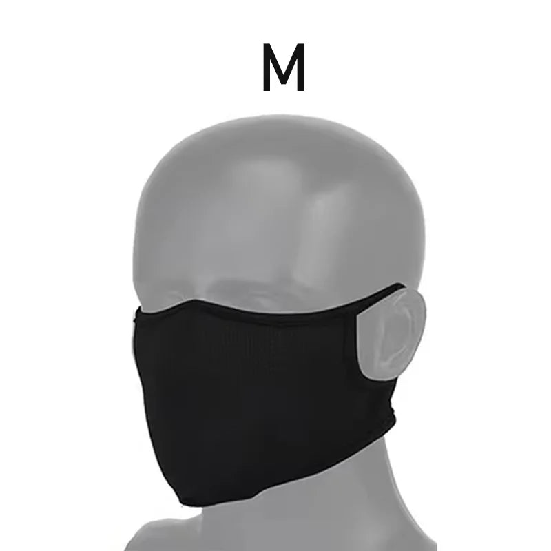 Hunting shooting mask, half face mask, equipped with silicone lining, for shooting CS war games, riding, mountaineering