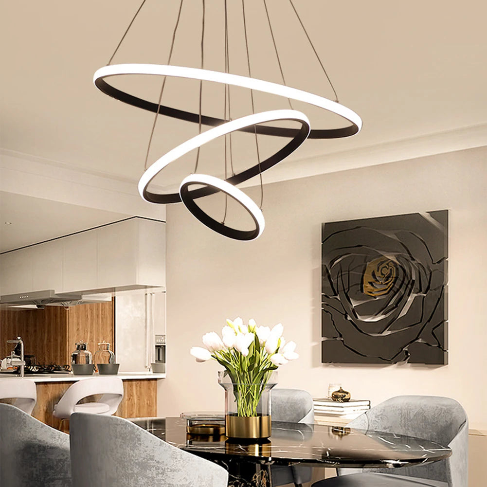 New Nordic Led Chandelier For Dining Lamps Modern Luxury Design And Hanging Lamp For Ceiling Living Room Lustre Pendant Lighting