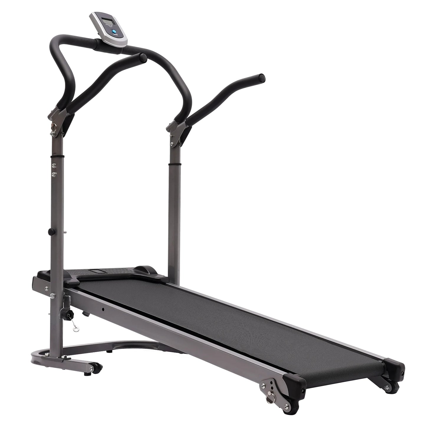 Folding Treadmill with Incline For Home With LED Monitor Running Jogging Walking Exercise Machine Home Gym Work Non-electric