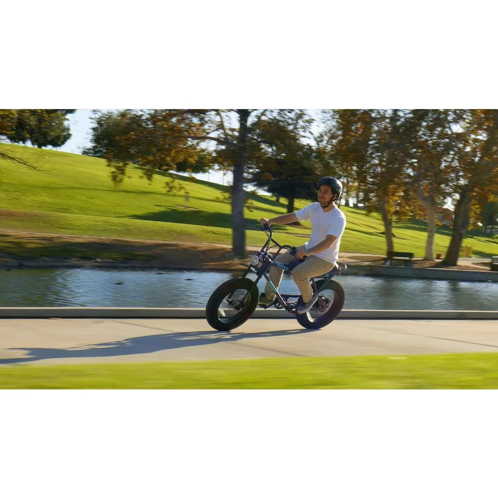 Rambler 20 – Class 2 Adult Electric Bike with Retro Style, Up to 19.9 MPH, Up to 16.6 Miles of Range, 500-Watt Rear-Wheel